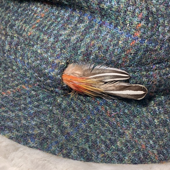 Vintage Harris Tweed wool hat - Picture 2 of 6